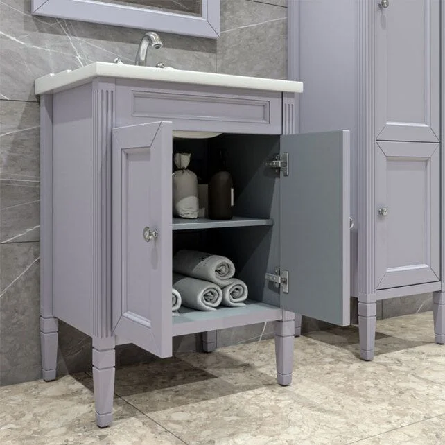 Приобрести caprigo тумба с раковиной albion concept 60 см, фиолетовая