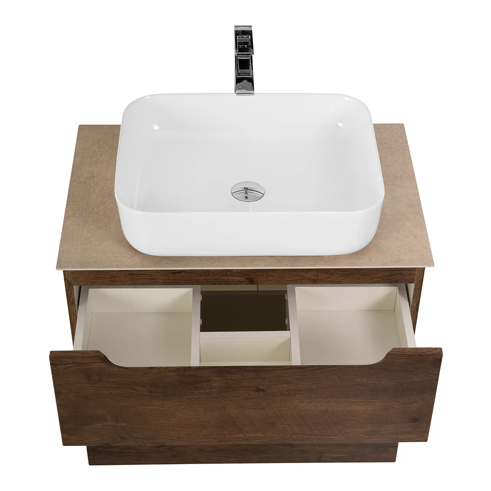 Приобрести belbagno тумба со столешницей etna-h60 60 см, подвесная rovere moro