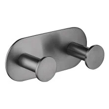 Крючок-2 крючка Timo Saona 13014/18 черное золото