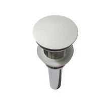 Vincea Донный клапан Solid Surface, без перелива, белый матовый DBS-616MW