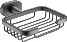 Мыльница настенная прямоугольная Vieir V5104G серый