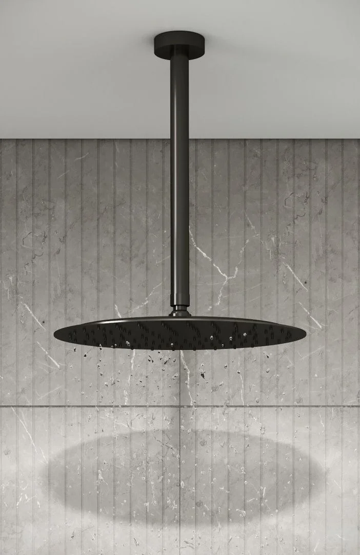 Приобрести boheme кронштейн верхнего душа uno 30 см, потолочный, черный 629-uno-b