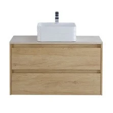 BelBagno Тумба со столешницей KRAFT 80 см, подвесная Rovere Nebrasca Nature