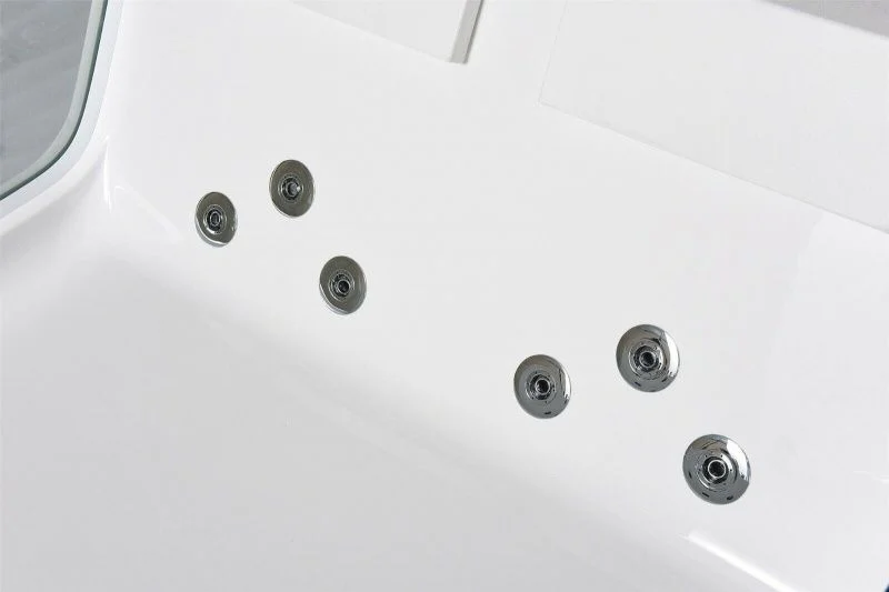 Приобрести frank ванна гидромассажная f156 170х120 см, прямоугольная, белая