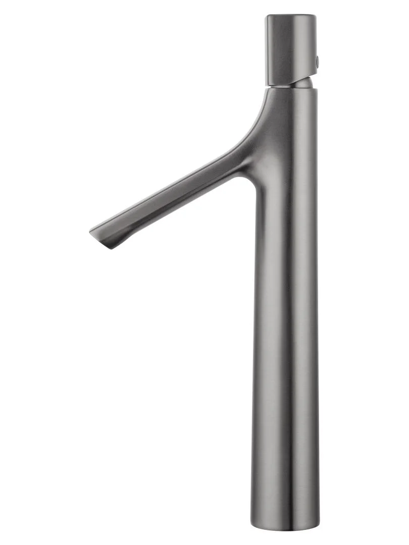 Приобрести смеситель для раковины высокий wonzon & woghand the one, темный графит (ww-h1011-bgg)