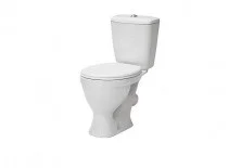 Унитаз напольный Sanita Эталон эконом, сиденье с крышкой полипропилен