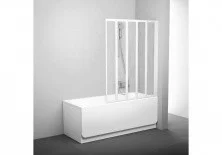 Ravak Шторка для ванны Supernova VS5 115 см 794E010041 белый/rain