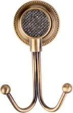 Boheme Крючок для ванной комнаты Royale Cristal, бронза\белый 10926-BR