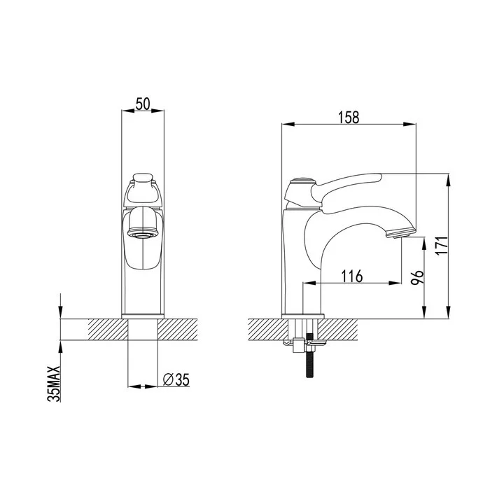 Приобрести iddis смеситель для раковины oldie 171мм, золото oldyg00i01