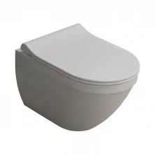 Подвесной унитаз безободковый Kale Idea 2.0 с тонкой крышкой микролифт