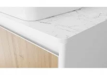 Столешница Velvex Klaufs 70 см StKLA.70.MH-216.616, цвет белый мрамор