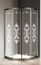 CEZARES Душевое ограждение GIUBILEO 90х90см GIUBILEO-R-2-90-SCORREVOLE-CP-Br