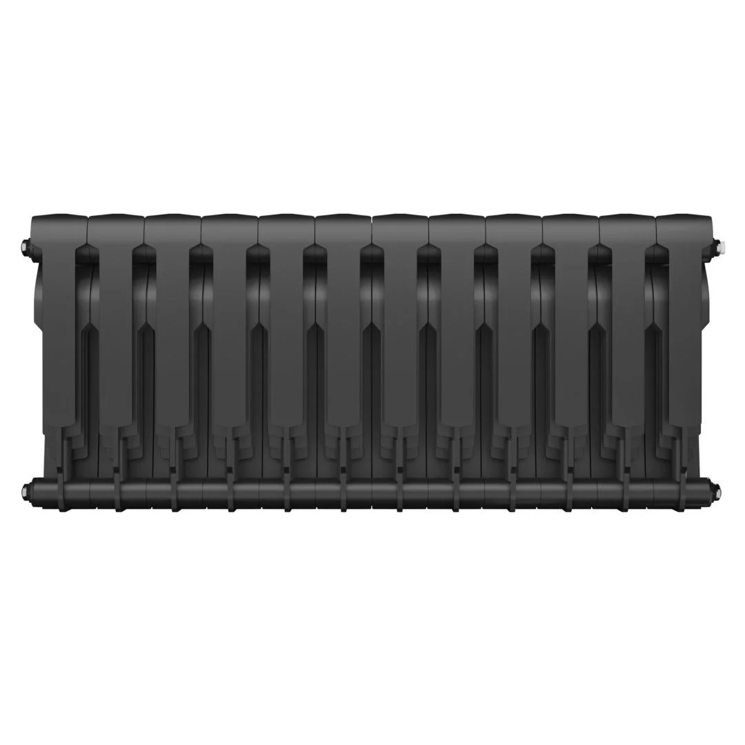 Приобрести royal thermo радиатор биметаллический biliner 350 /noir sable ( черный графит ) - 12 секц.