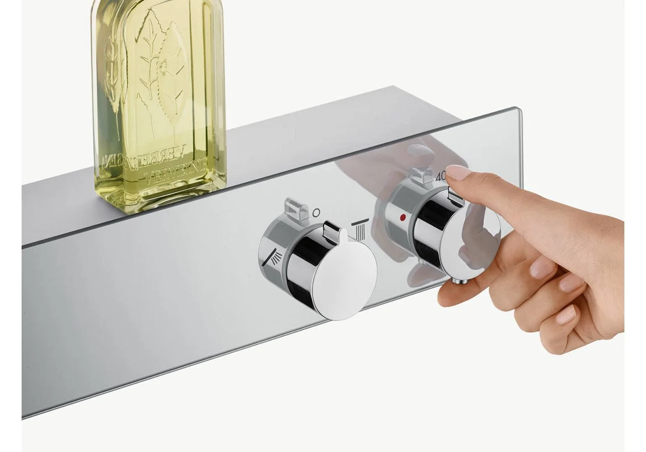 Приобрести смеситель для душа с термостатом hansgrohe shower tablet 600 13108400