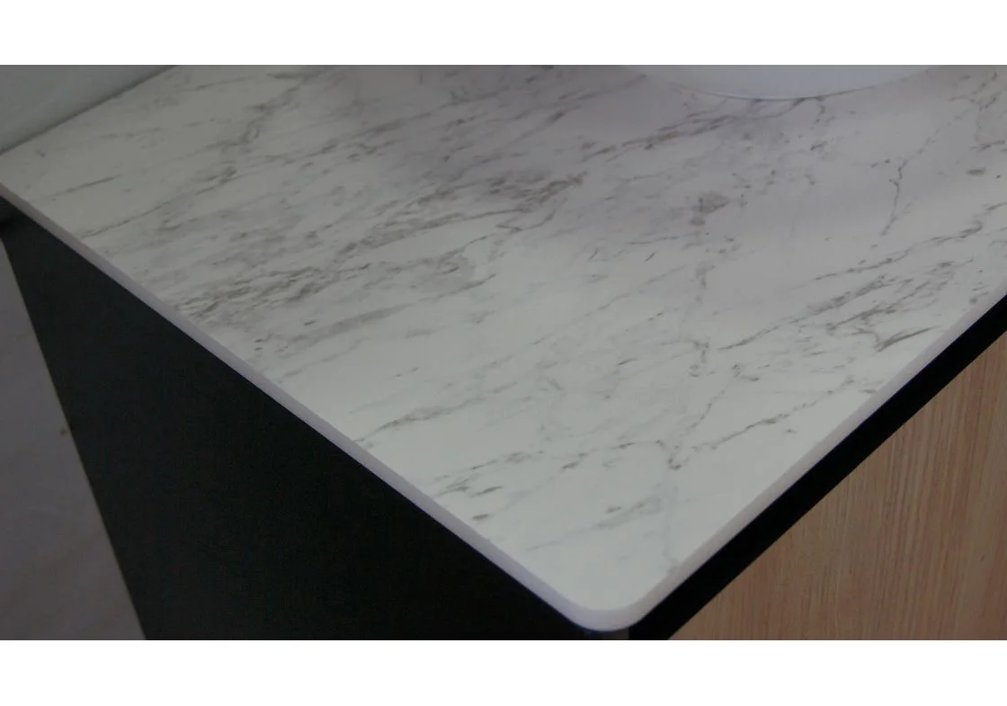 Приобрести столешница velvex klaufs 70 см stkla.70.mh-216.616, цвет белый мрамор