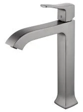 Смеситель для раковины высокий WONZON & WOGHAND FLEX, Темный графит (WW-88019072-BGM)