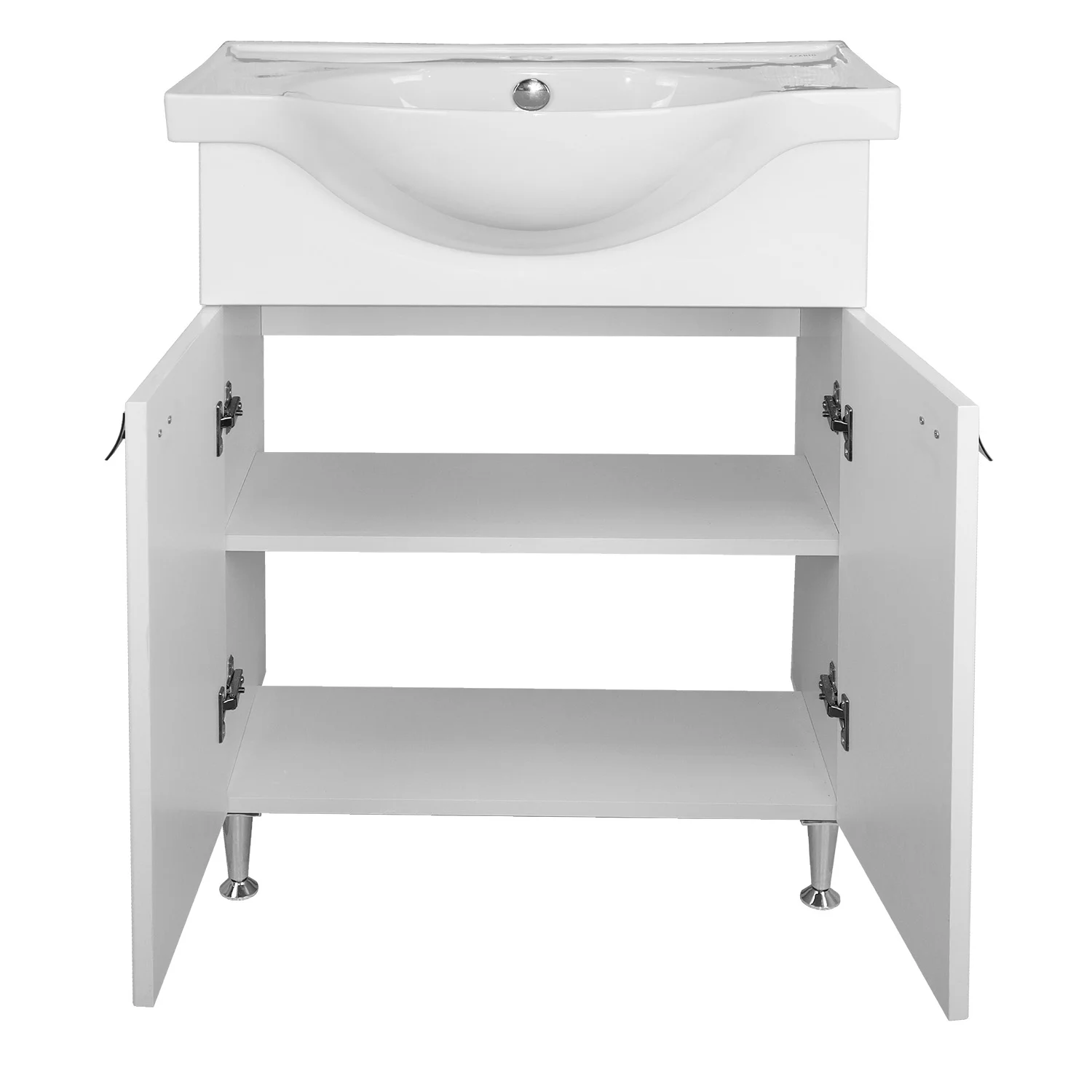 Приобрести loranto тумба напольная с раковиной софия 60х84 см , белая (cs00073483)