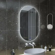 Grossman Зеркало с подсветкой Nero Промо 60х90 см, белое 2460100