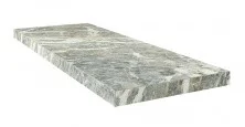 Ступень Coliseumgres Uffizi Floor Project Grey 33х90см, серая, угловая, левая
