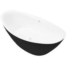 Grossman Отдельностоящая ванна Galaxy 180x85 см, черная матовая GR-1402MB