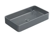 Hayzburg Накладная раковина чаша 61х35 см, графит матовый HB-0038MDH