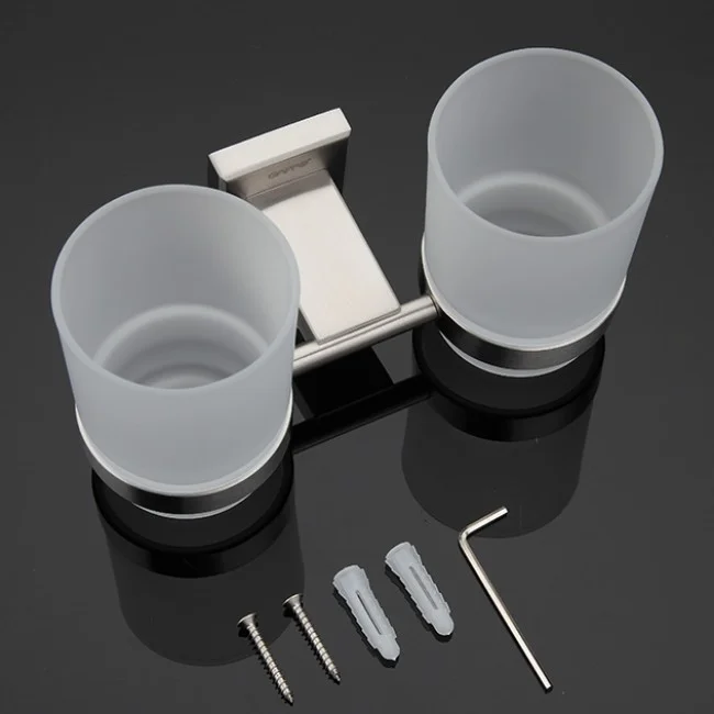 Приобрести gappo стакан двойной для зубных щеток g1708, сатин