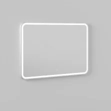 Briz Зеркало ALBI 100х80 см, с подсветкой и подогревом, сенсорное включение , белое, ПДЗ45-100