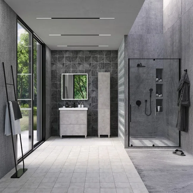 Приобрести briz тумба напольная ricci concrete 60 см, светло серый, т8-60