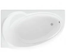 Акриловая ванна асимметричная Aquatek Бетта L 160x97 см