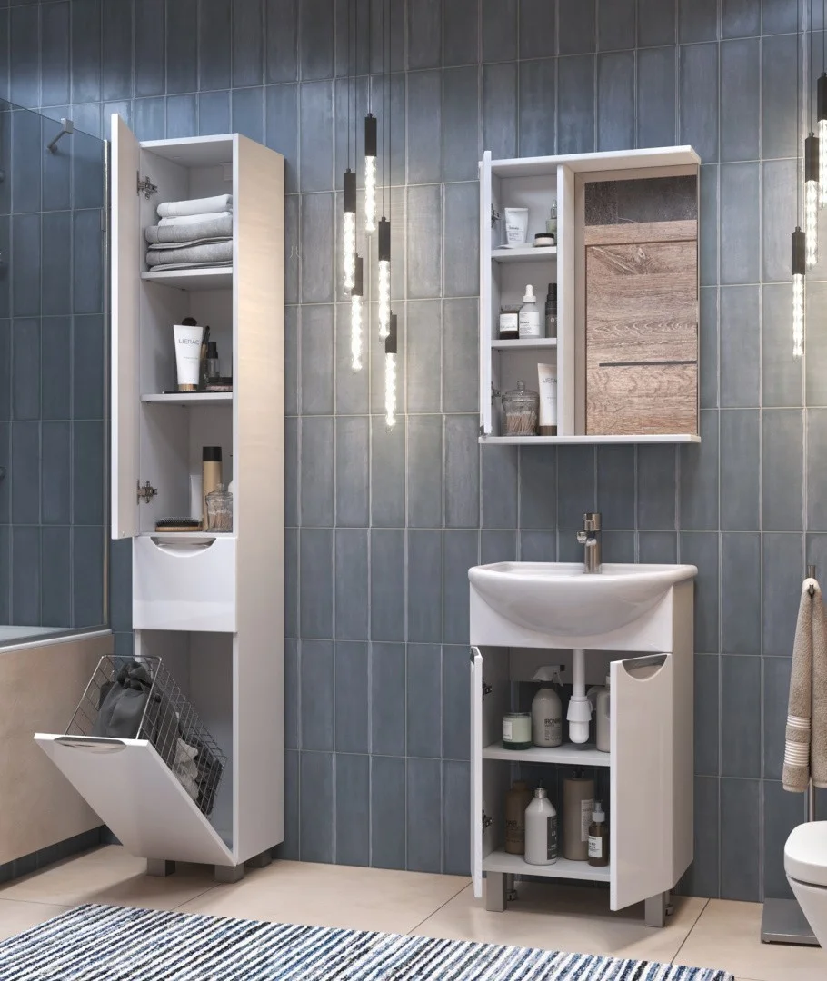 Приобрести vigo зеркало-шкаф callao 50 см, без подсветки, левое, белое z.cal.50.l