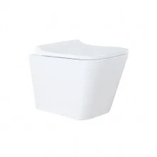 Унитаз подвесной безободковый Azario Teramo 0052, в комплекте сиденье с крышкой микролифт.