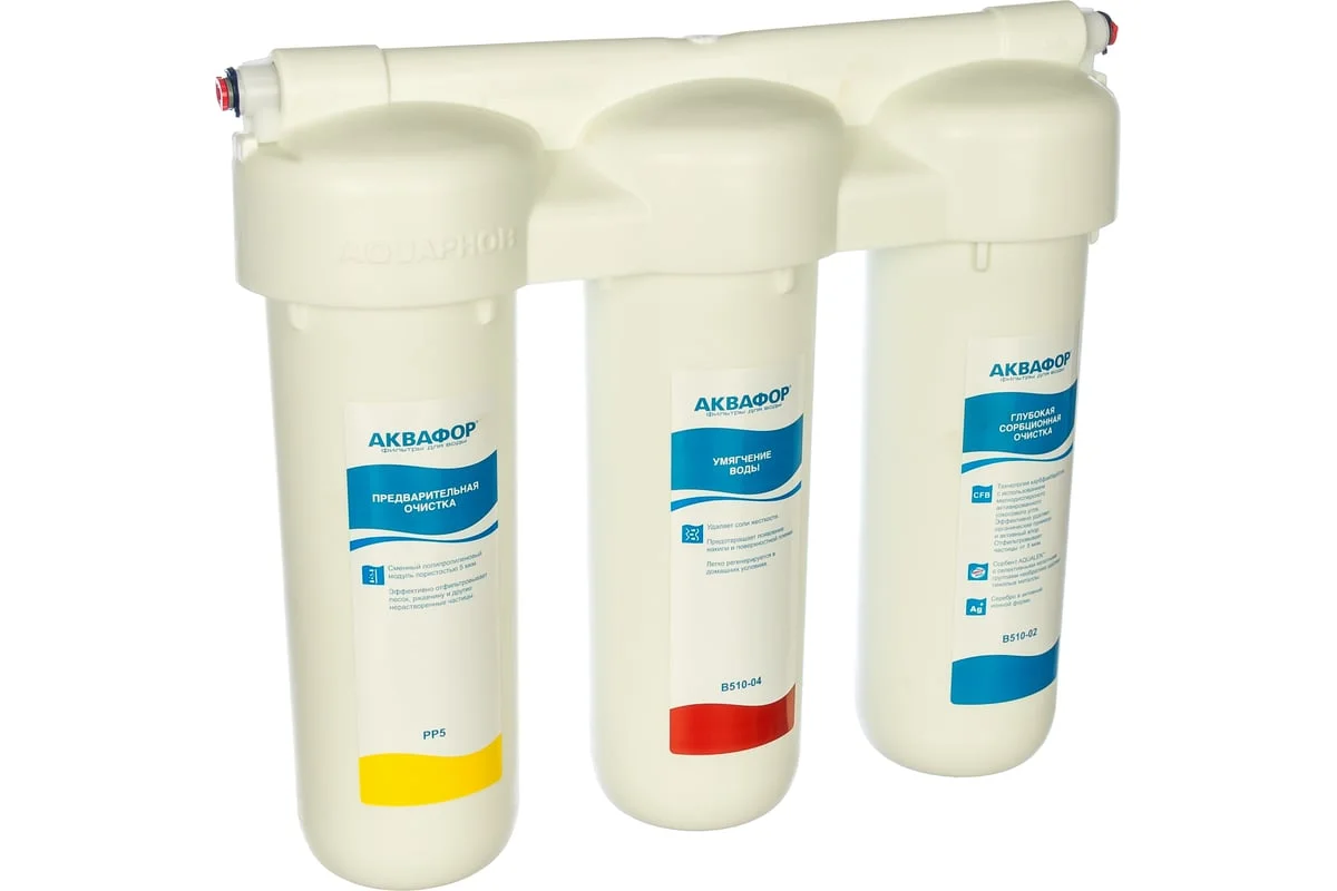 Приобрести аквафор фильтр для воды трио норма умягчающая очистка, 27672