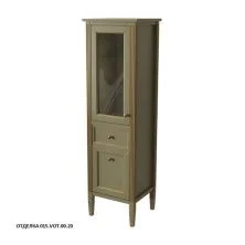 Caprigo Пенал ALBION 46 см, левый, бежевый, эмаль