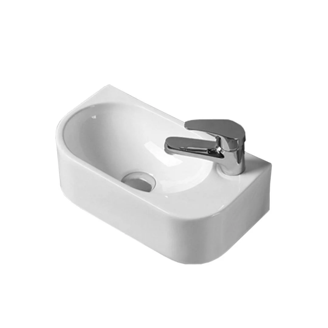 Приобрести vincea раковина подвесная 40х21 см, правостороняя, белая vbs-506r