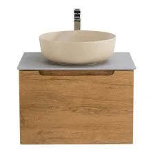 BelBagno Тумба со столешницей ETNA 90 см, подвесная с одним ящиком Rovere Nature