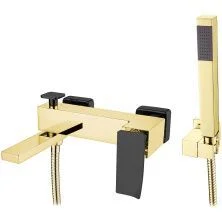 Boheme Смеситель для ванны Q, золото\черный 143-GB.2