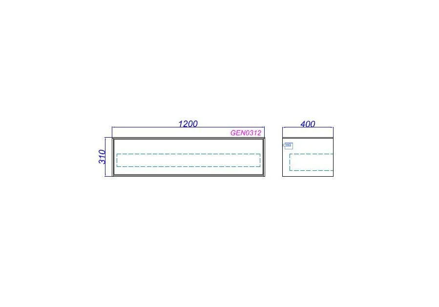 Приобрести тумба дополнительная aqwella genesis н12/w 120 см gen0312w