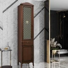 Opadiris Пенал Виктория 44х200 см, напольный, левосторонний, светлый орех