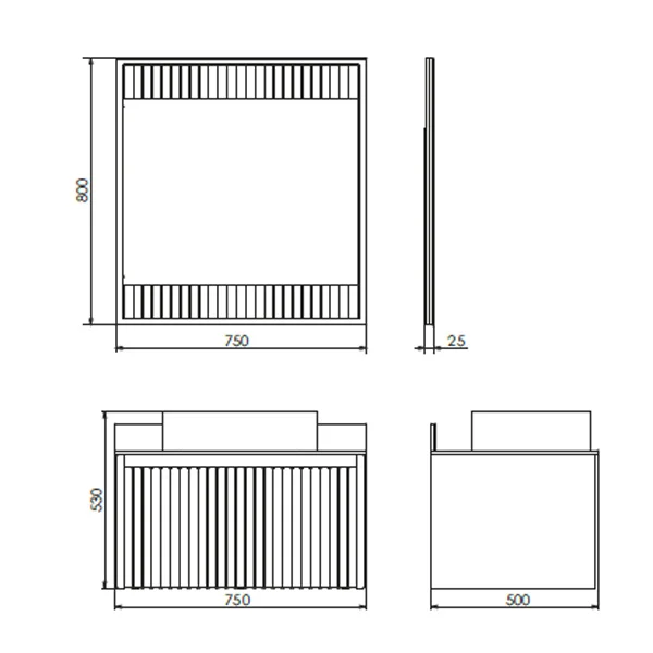 Приобрести сomforty тумба со столешницей и раковиной "марсель-75" белый матовый