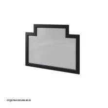 Caprigo Зеркало ATRIO 100 см, черное, эмаль