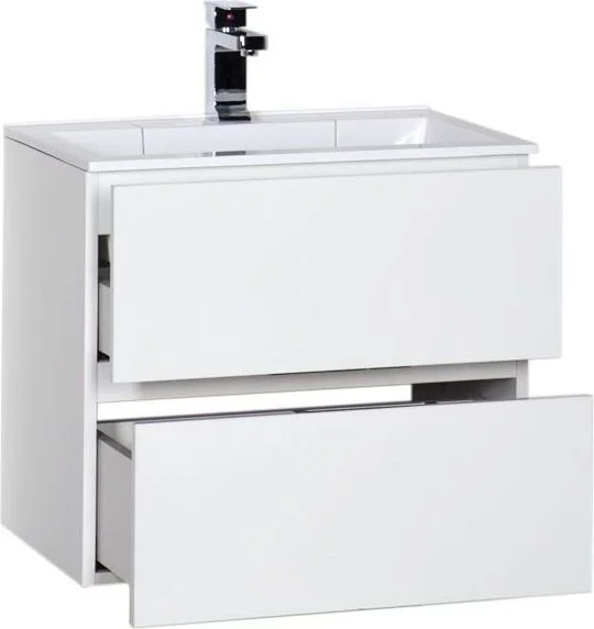 Приобрести aquanet тумба с раковиной алвита 60 см, белая 00213095