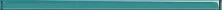 Бордюр настенный Cersanit Tiffany blue Спецэлемент стеклянный Universal Glass зеленый