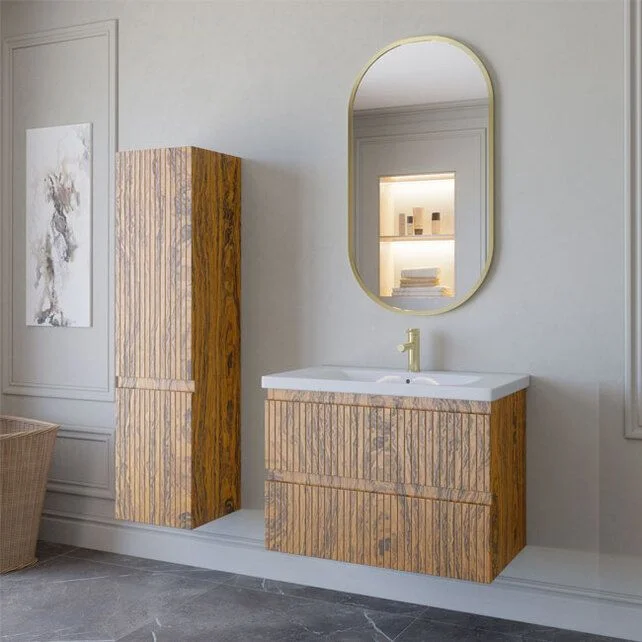 Приобрести caprigo тумба с раковиной forte-albero stripe 80 см, палисандр, шпон