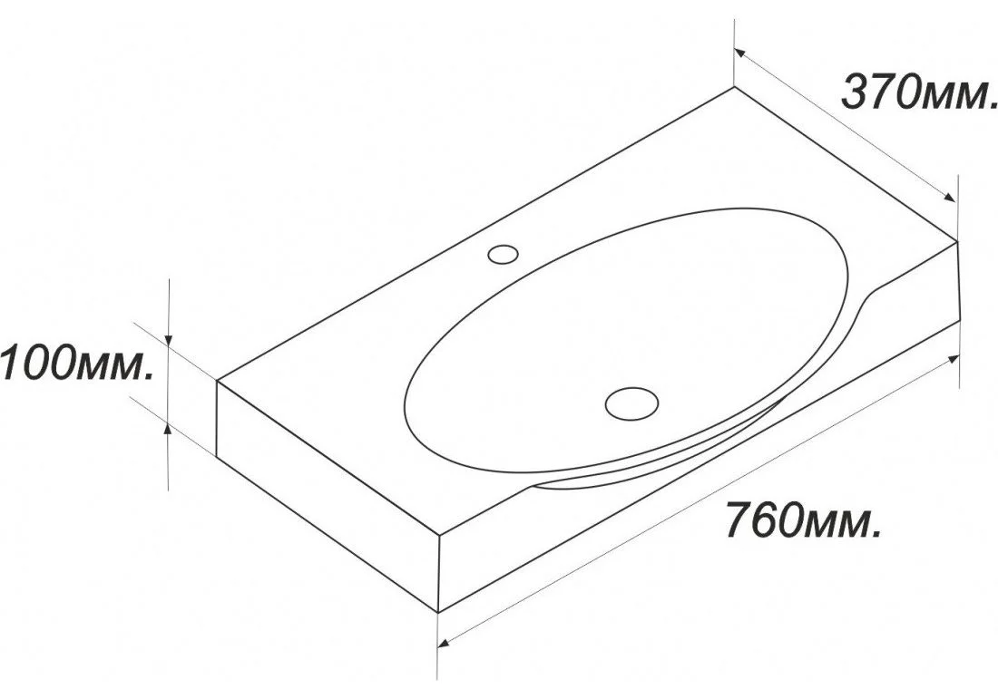 Приобрести раковина sanita luxe infinity 76 см