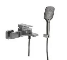 Смеситель для ванны ViEiR Cielo с ручным душем, графит/Gun Metal V393535G