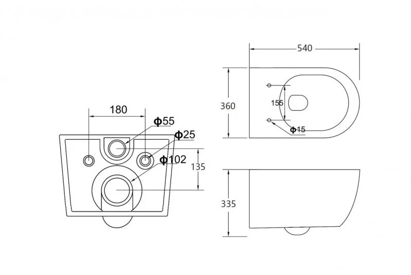 Приобрести cezares подвесной унитаз molveno, безободковый с сиденьем soft close, дюропласт