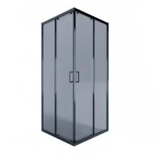 Ограждение душевое Alex Baitler AB144-B90 90х90см, черное