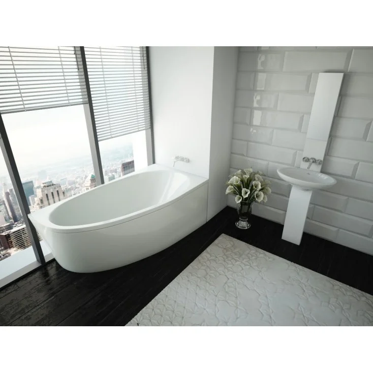 Приобрести ванна акриловая azario kapris 170x90 см, асимметричная, правая av.0061170