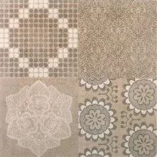 Плитка напольная Kerama Marazzi Королевская дорога Орнамент Коричневый обрезной Д60х60x11