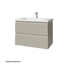 Caprigo Тумба с раковиной FORTE-Smalty TYPE 80 см, серая, эмаль 38412eml 5